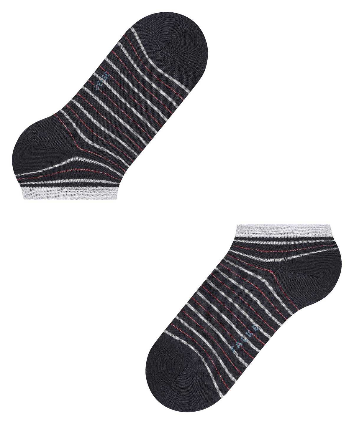 Falke Stripe Shimmer Sneaker Socks Naisten Sukat Sininen | 61827XEOT