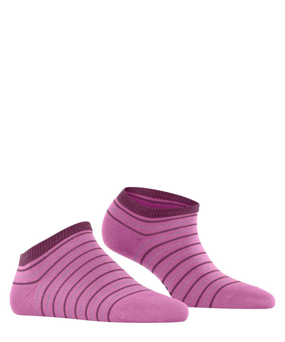 Falke Stripe Shimmer Sneaker Socks Naisten Sukat Punainen | 74063UMXO