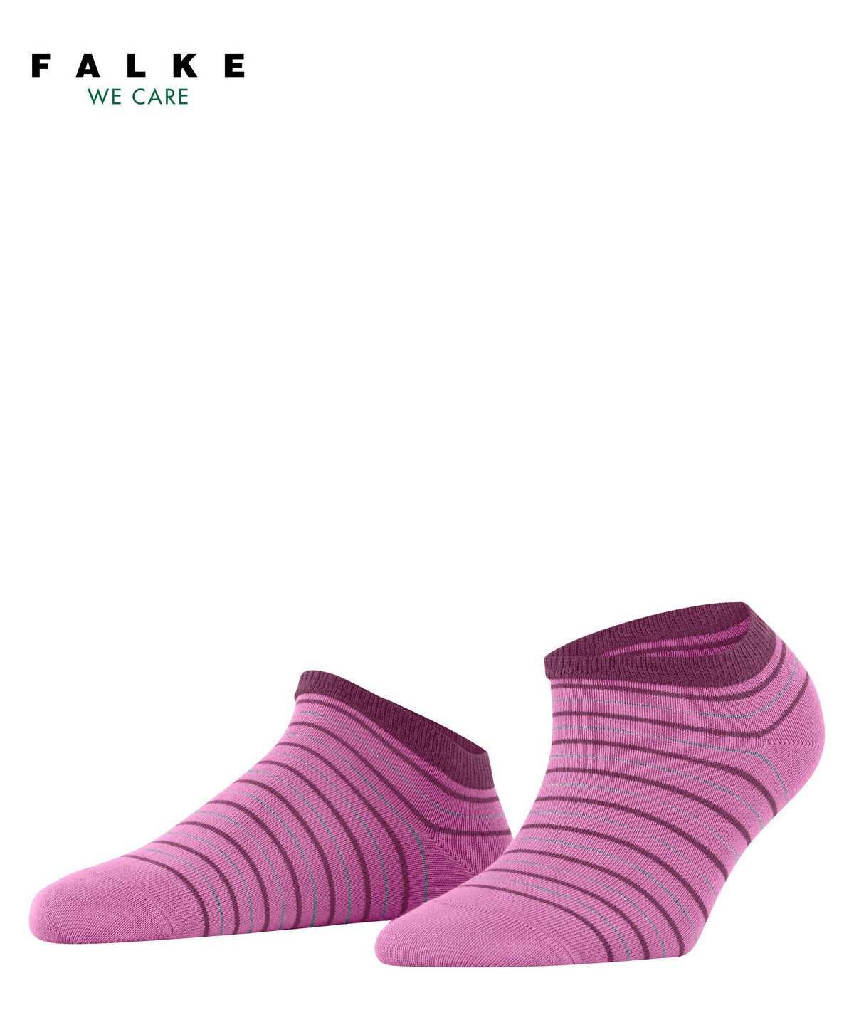 Falke Stripe Shimmer Sneaker Socks Naisten Sukat Punainen | 74063UMXO