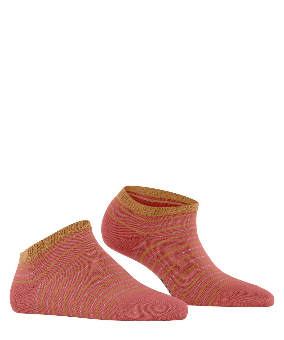 Falke Stripe Shimmer Sneaker Socks Naisten Sukat Punainen | 27609BTGA