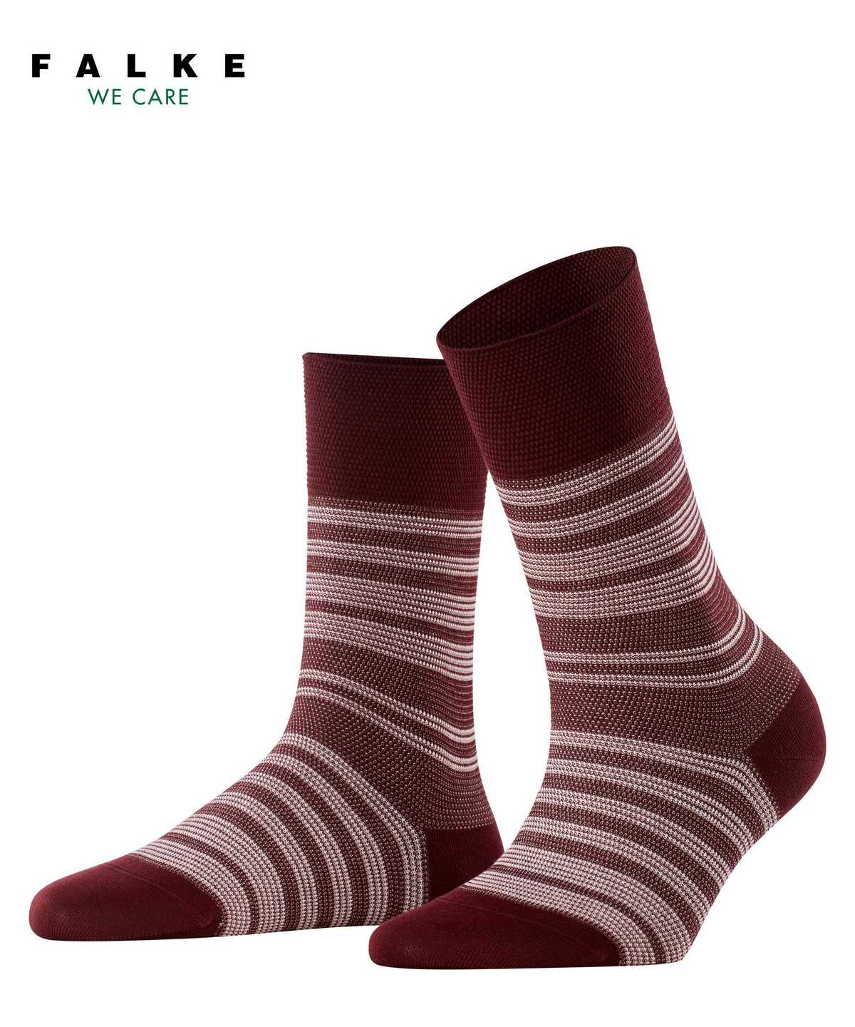 Falke Sunset Stripe Socks Naisten Sukat Punainen | 73854LOYH