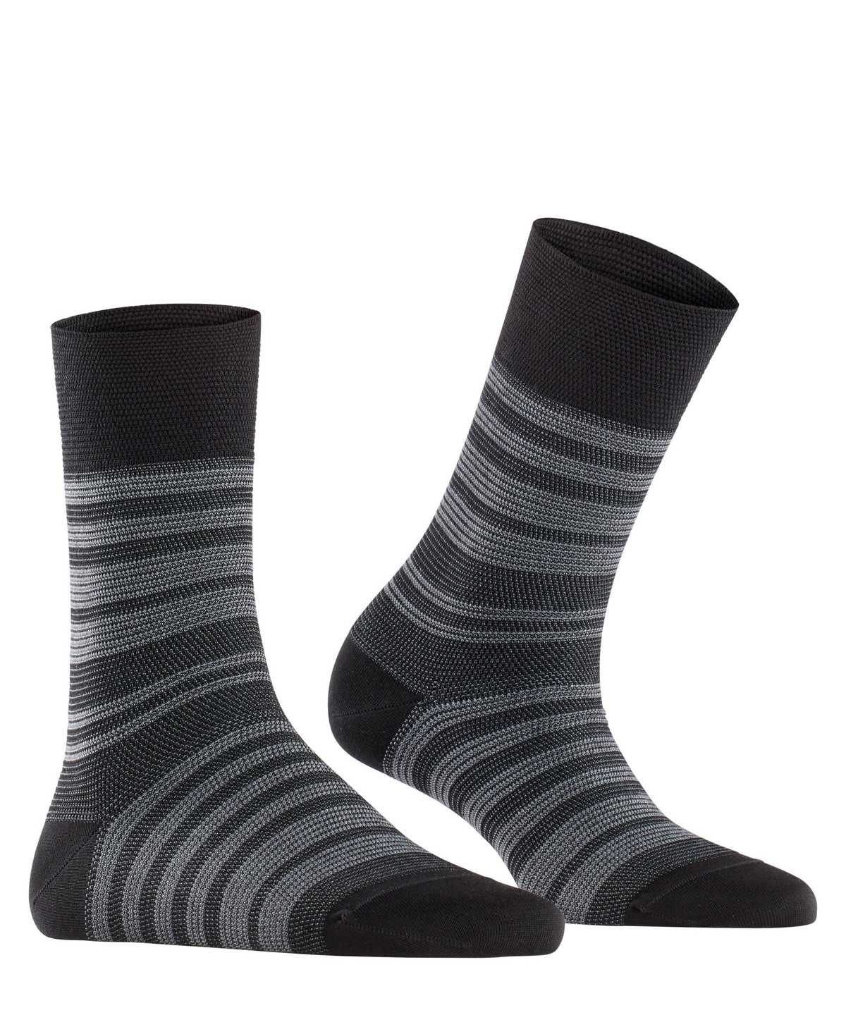 Falke Sunset Stripe Socks Naisten Sukat Mustat | 94356QTSH