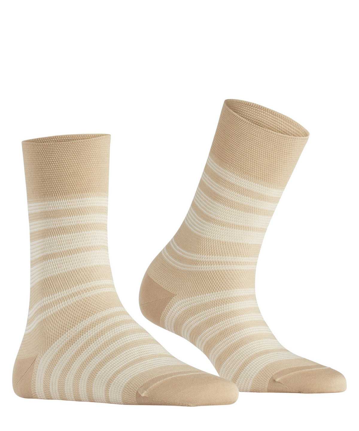 Falke Sunset Stripe Socks Naisten Sukat Beige | 56092PEJK