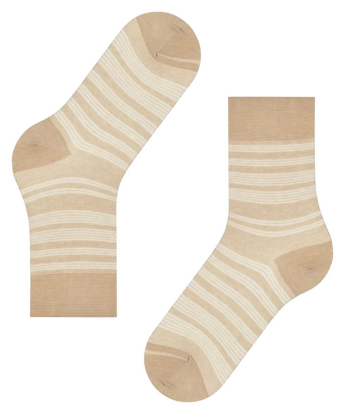 Falke Sunset Stripe Socks Naisten Sukat Beige | 56092PEJK