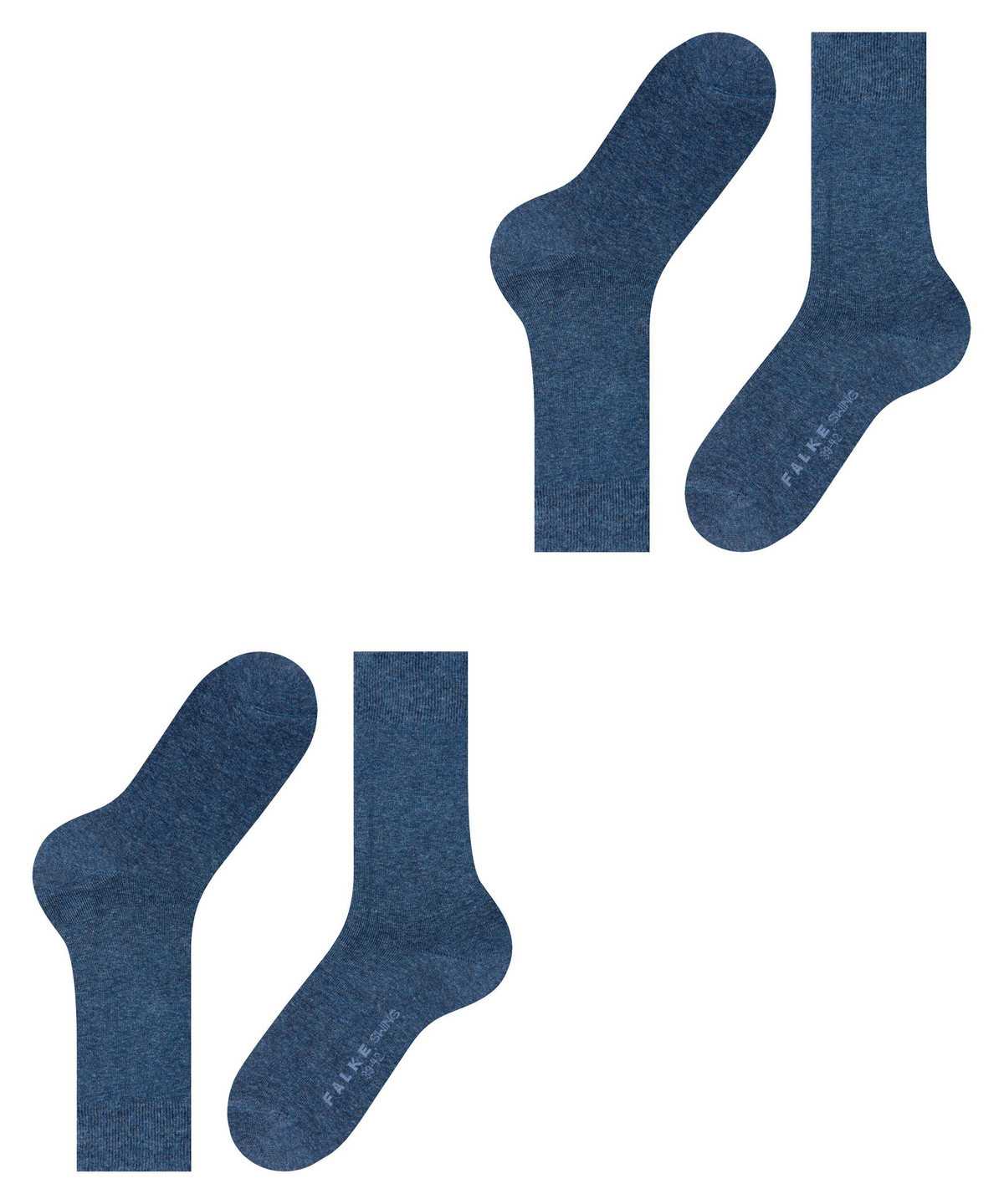 Falke Swing 2-Pack Socks Miesten Sukat Sininen | 04325PLYZ