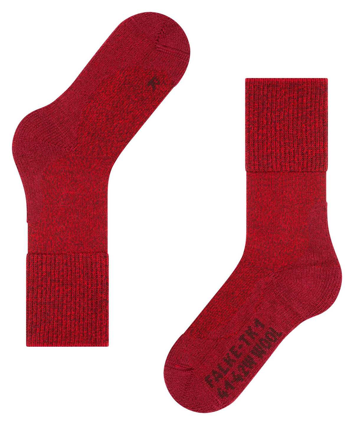 Falke TK1 Adventure Wool Trekking Socks Naisten Sports Socks Punainen | 16352EHZT