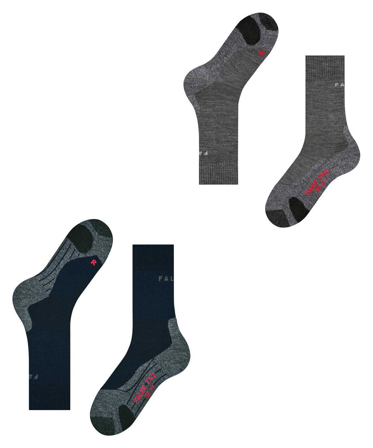 Falke TK2 Explore 2-Pack Socks Naisten Sports Socks Multicolored | 40968CUVB