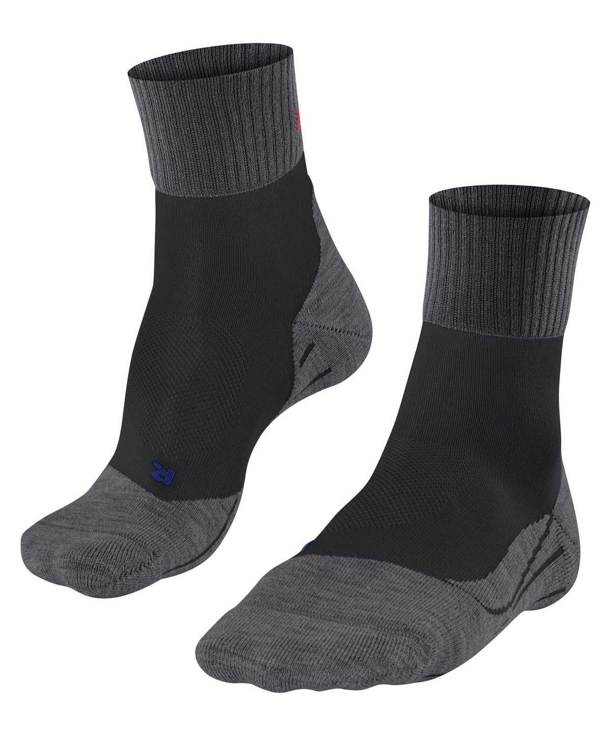 Falke TK2 Explore Cool Short Trekking Short sock Naisten Sports Socks Mustat | 15869BOGD