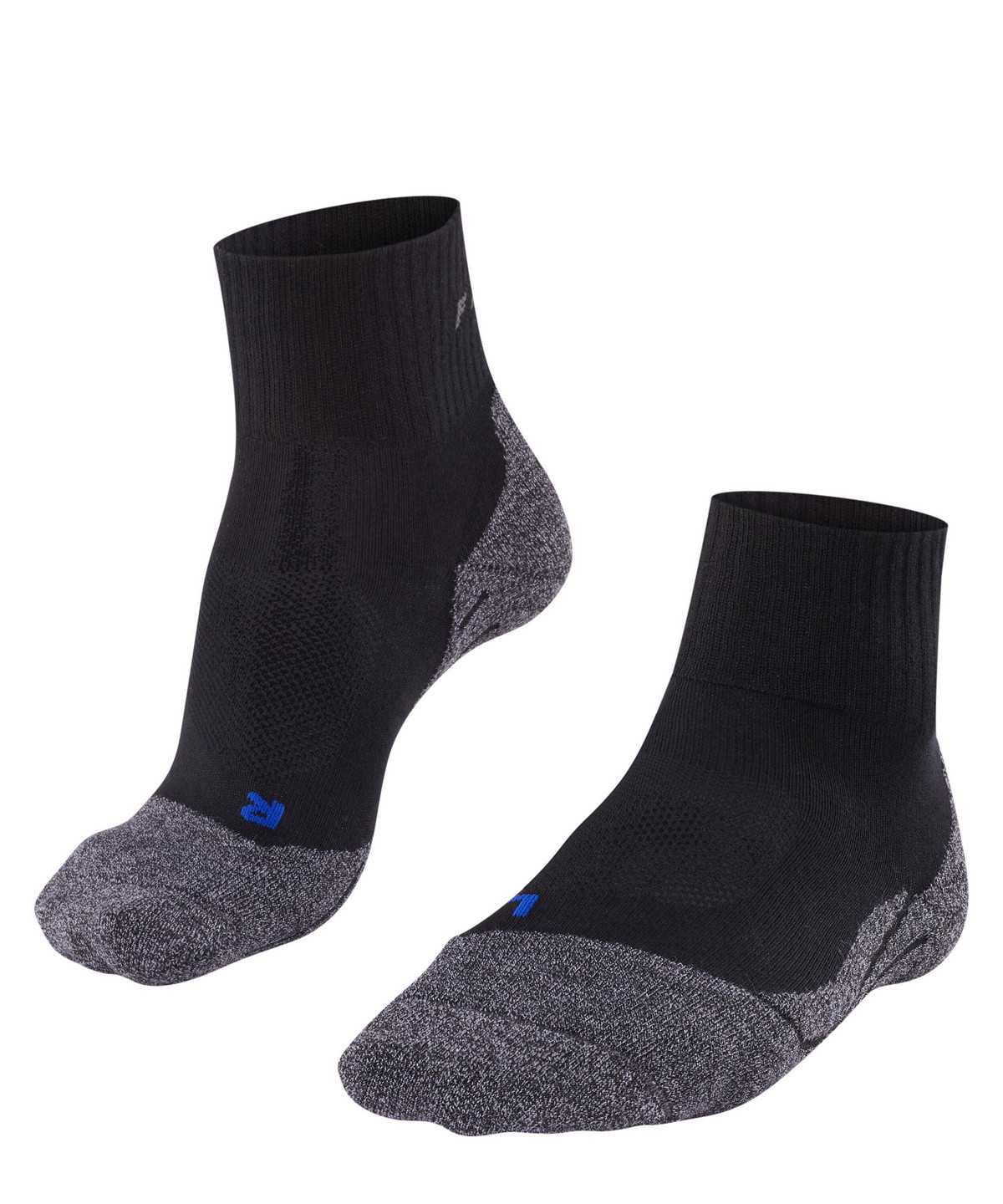 Falke TK2 Explore Cool Short Trekking Short sock Naisten Sports Socks Mustat | 81632HAYL