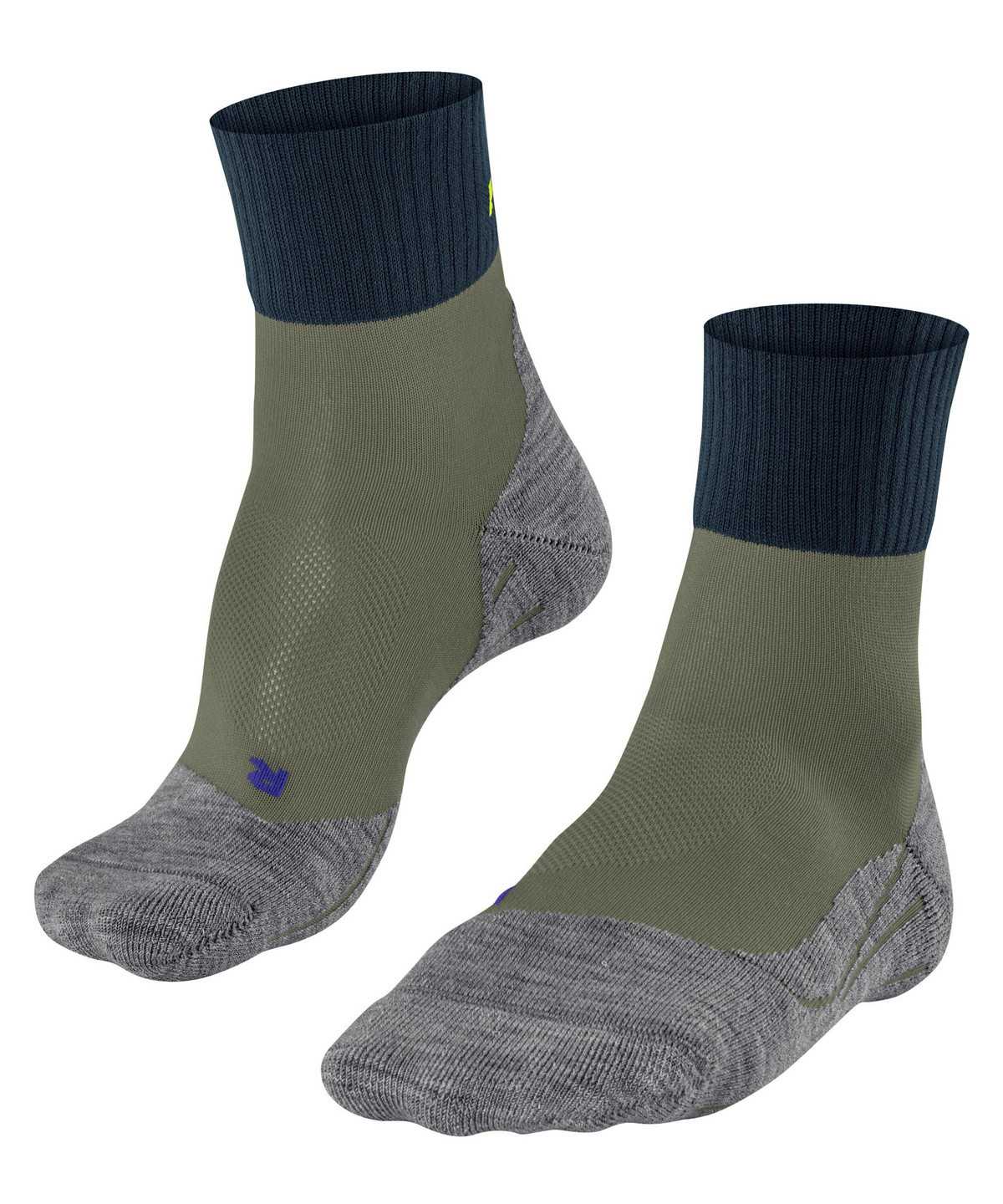 Falke TK2 Explore Cool Short Trekking Short sock Miesten Sukat Vihreä | 67150CTOY