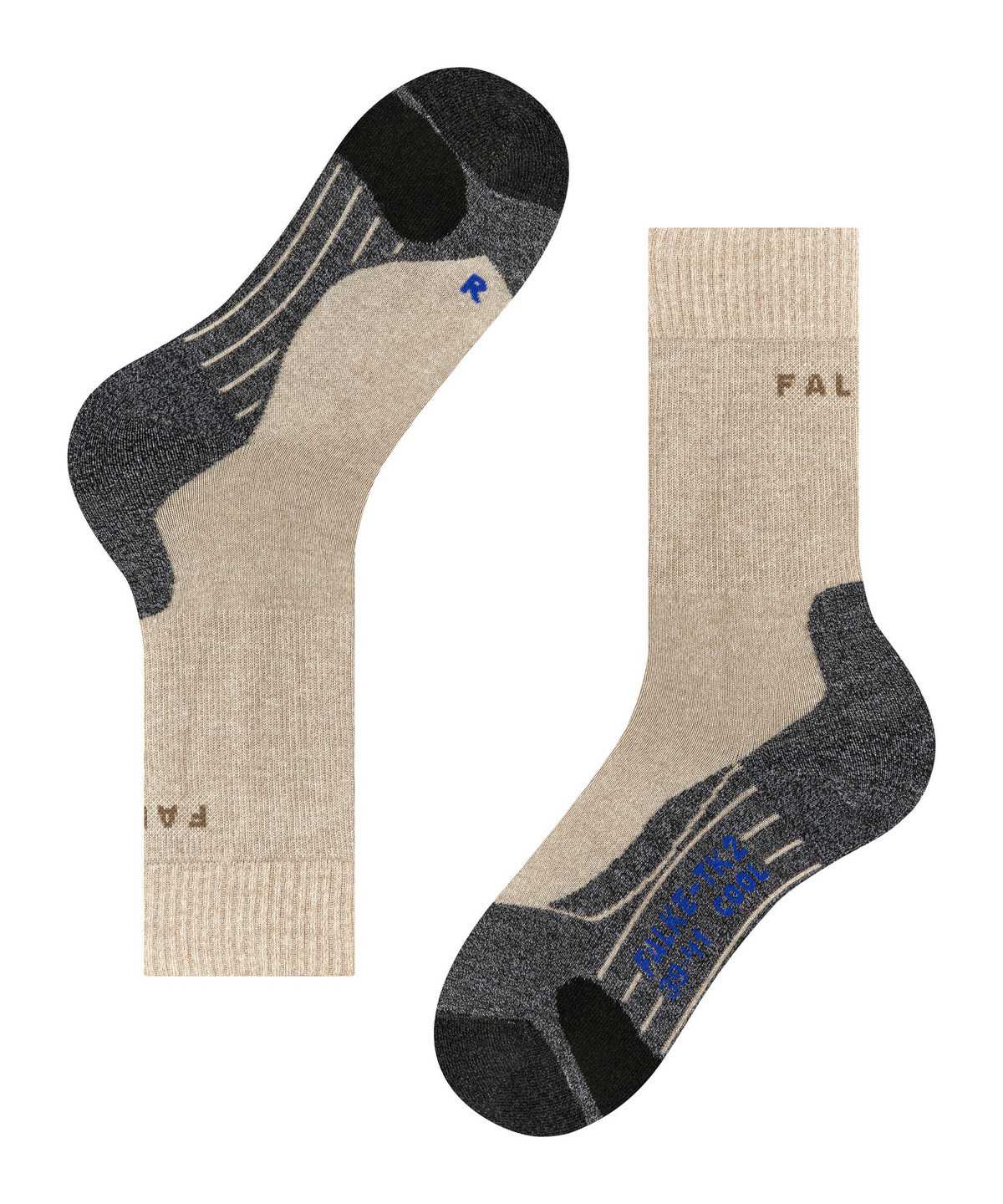 Falke TK2 Explore Cool Trekking Socks Miesten Sukat Beige | 67239GVPM