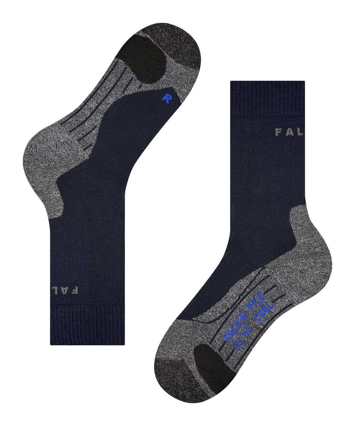 Falke TK2 Explore Cool Trekking Socks Miesten Sukat Sininen | 97856ZIGC