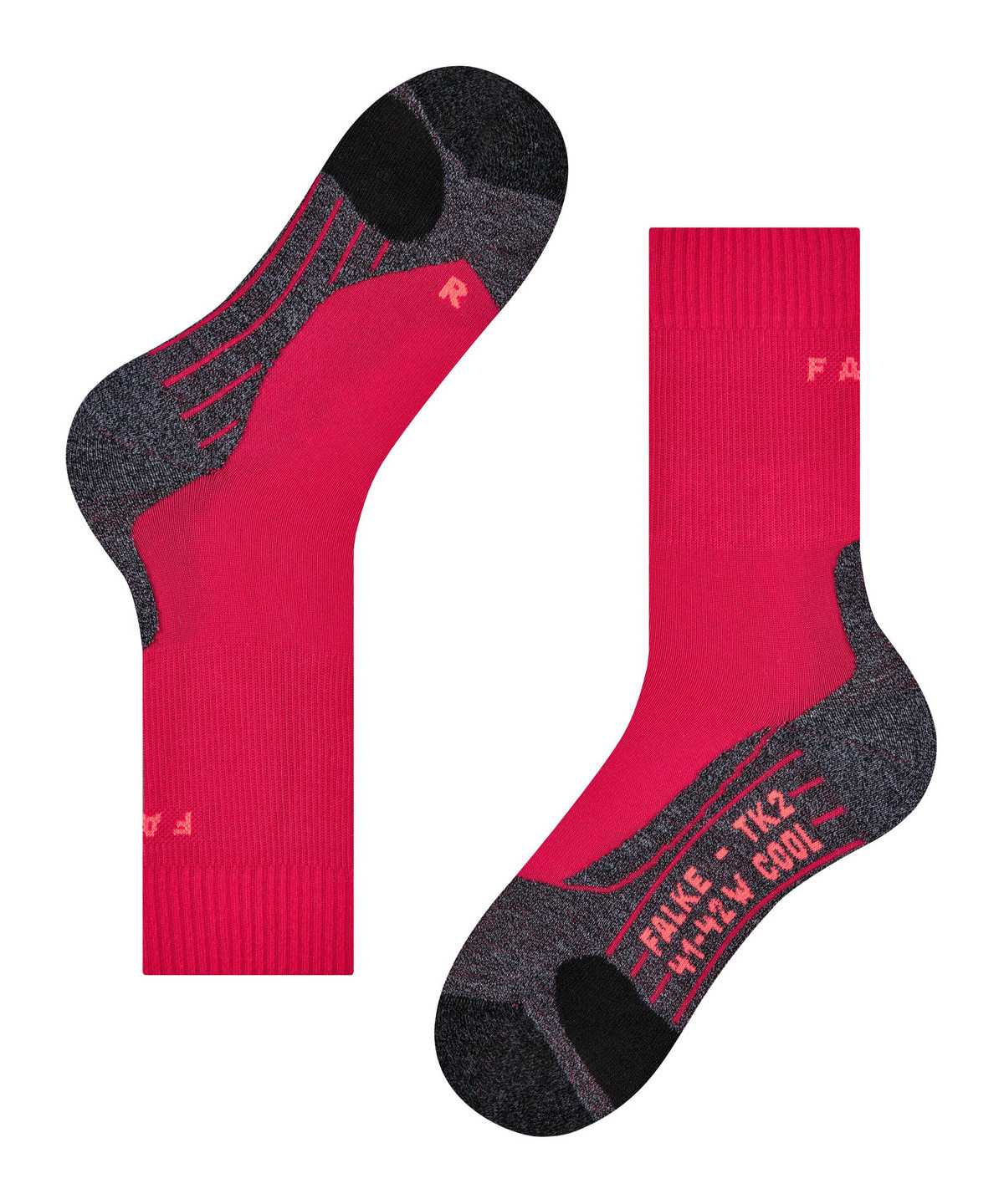 Falke TK2 Explore Cool Trekking Socks Naisten Sports Socks Punainen | 48735CJDP