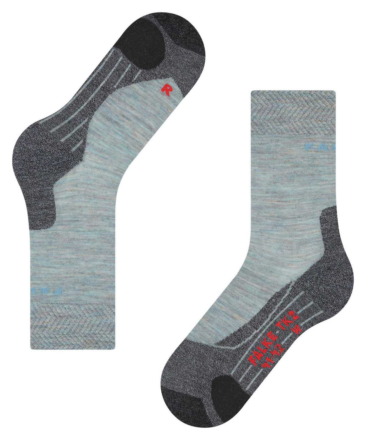 Falke TK2 Explore Melange Trekking Socks Naisten Sports Socks Sininen | 76582PDKZ