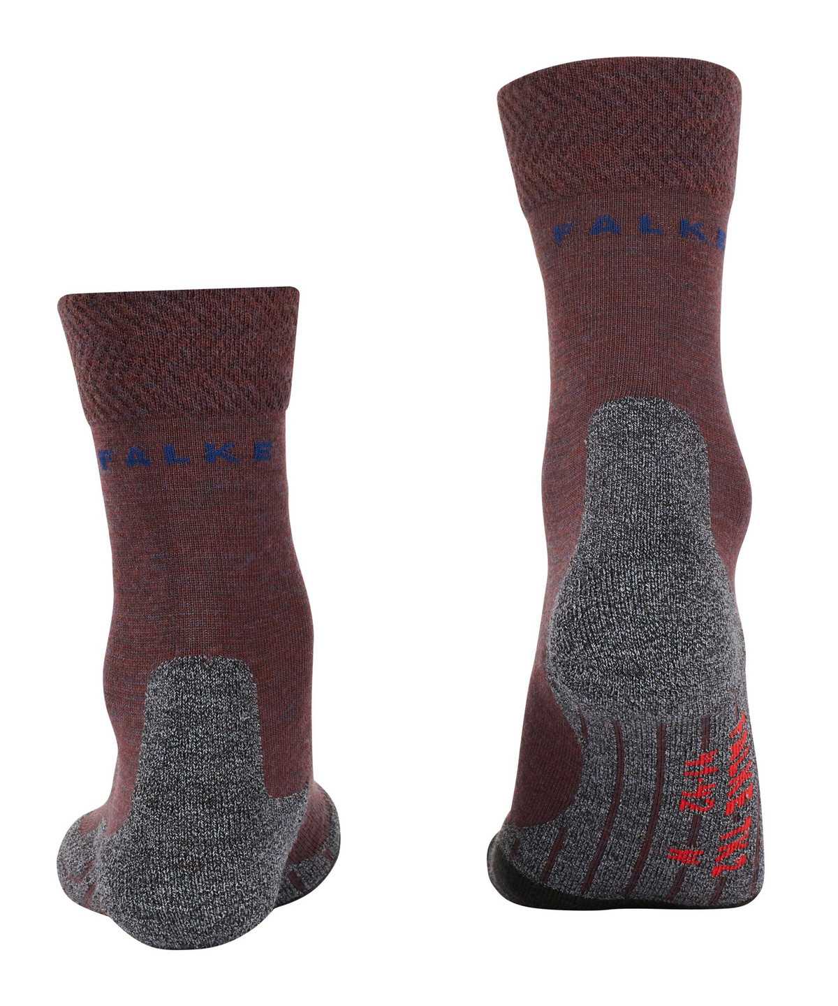 Falke TK2 Explore Melange Trekking Socks Naisten Sports Socks Punainen | 80453YHGF