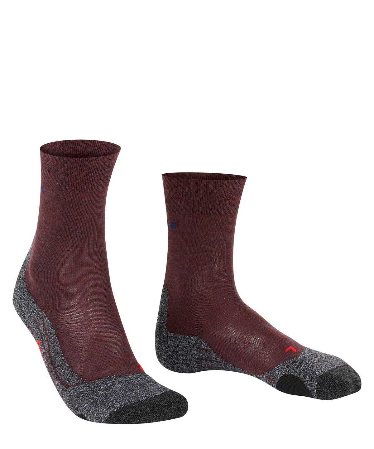 Falke TK2 Explore Melange Trekking Socks Naisten Sports Socks Punainen | 80453YHGF