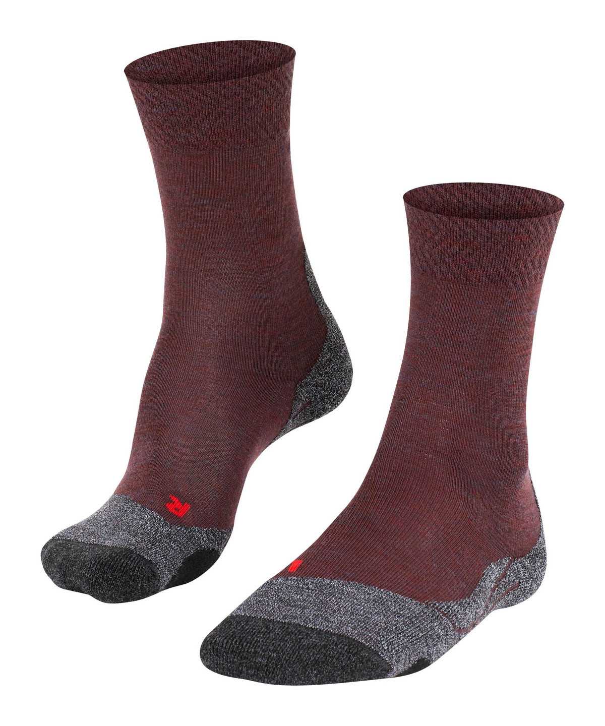 Falke TK2 Explore Melange Trekking Socks Naisten Sports Socks Punainen | 80453YHGF