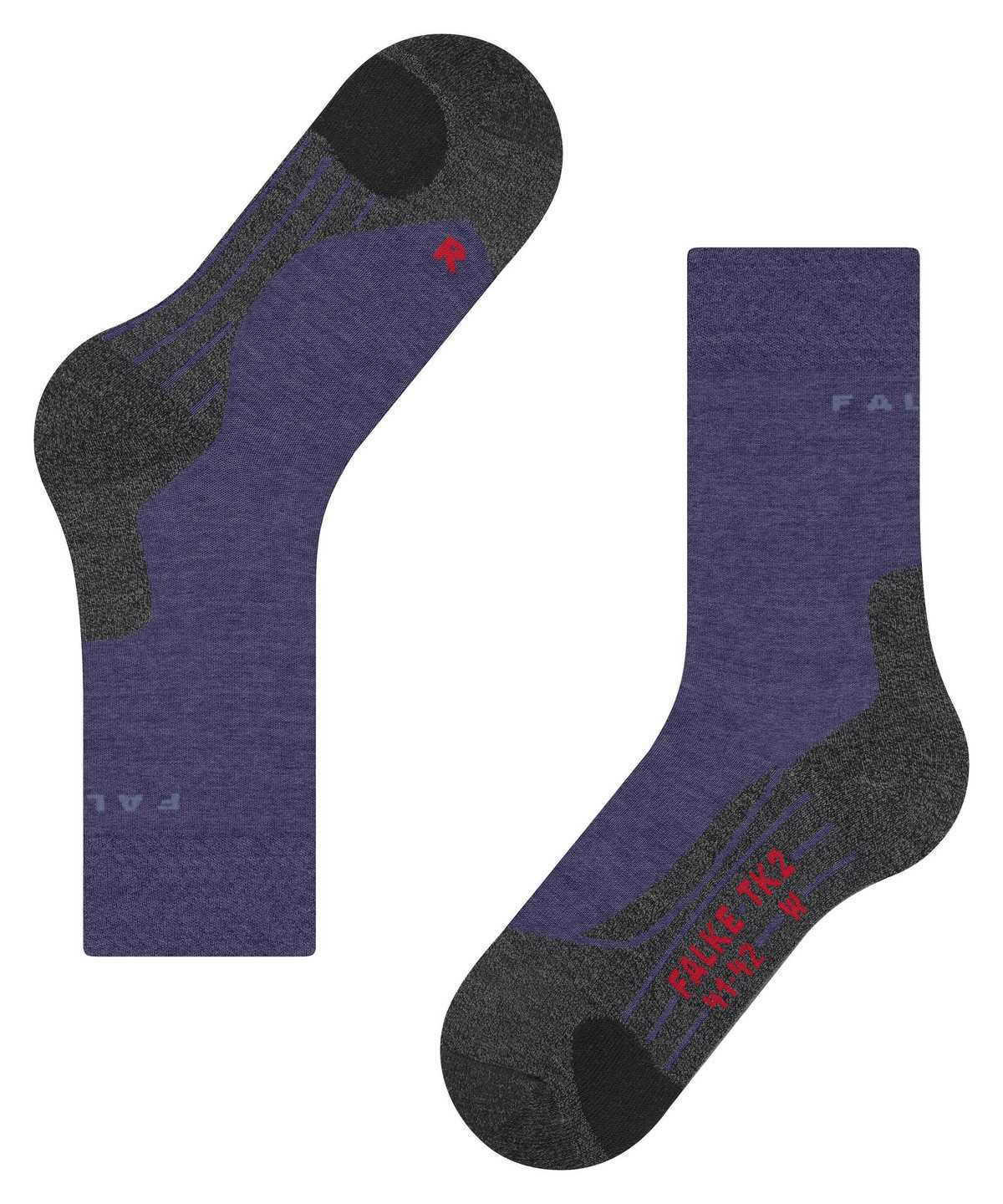 Falke TK2 Explore Melange Trekking Socks Naisten Sports Socks Violetit | 36157DOFW