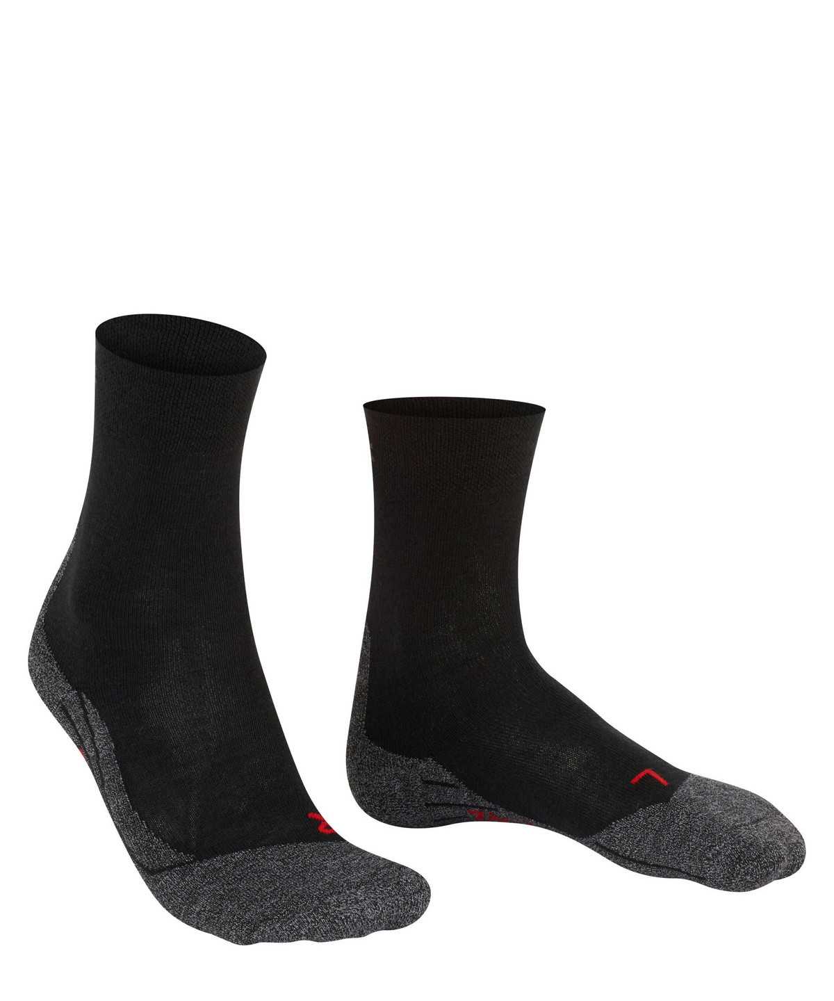 Falke TK2 Explore Sensitive Trekking Socks Miesten Sukat Mustat | 54621WEQR