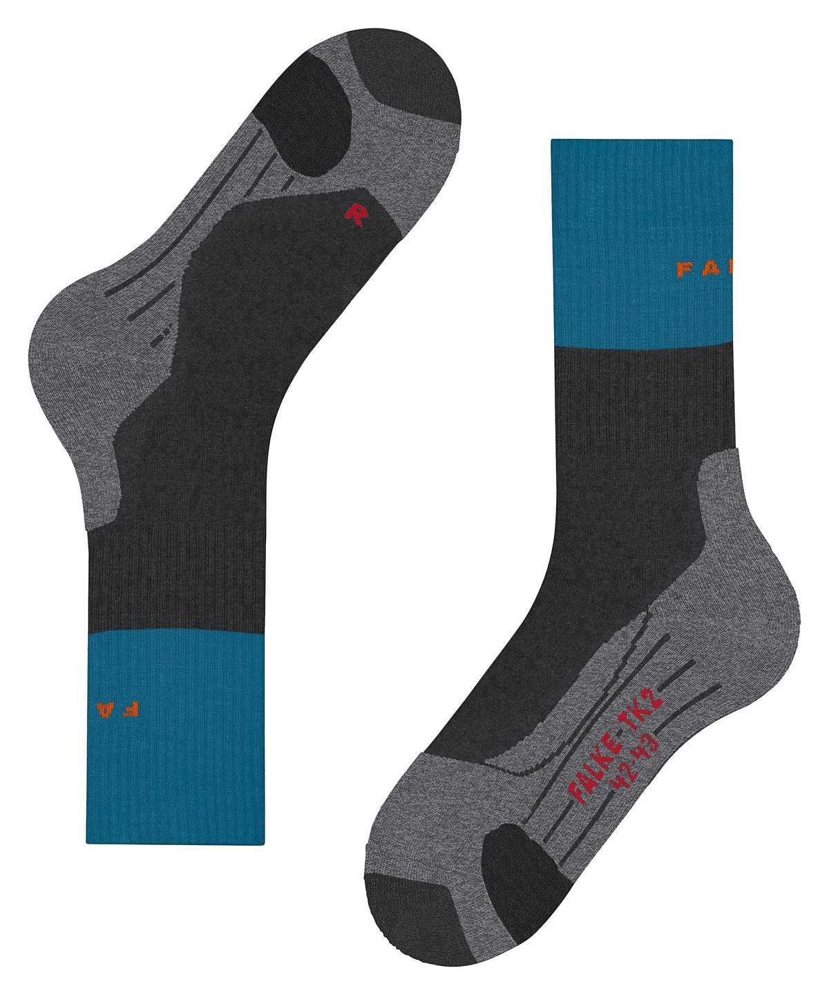 Falke TK2 Explore Trekking Socks Miesten Sukat Harmaat | 67045WFDU