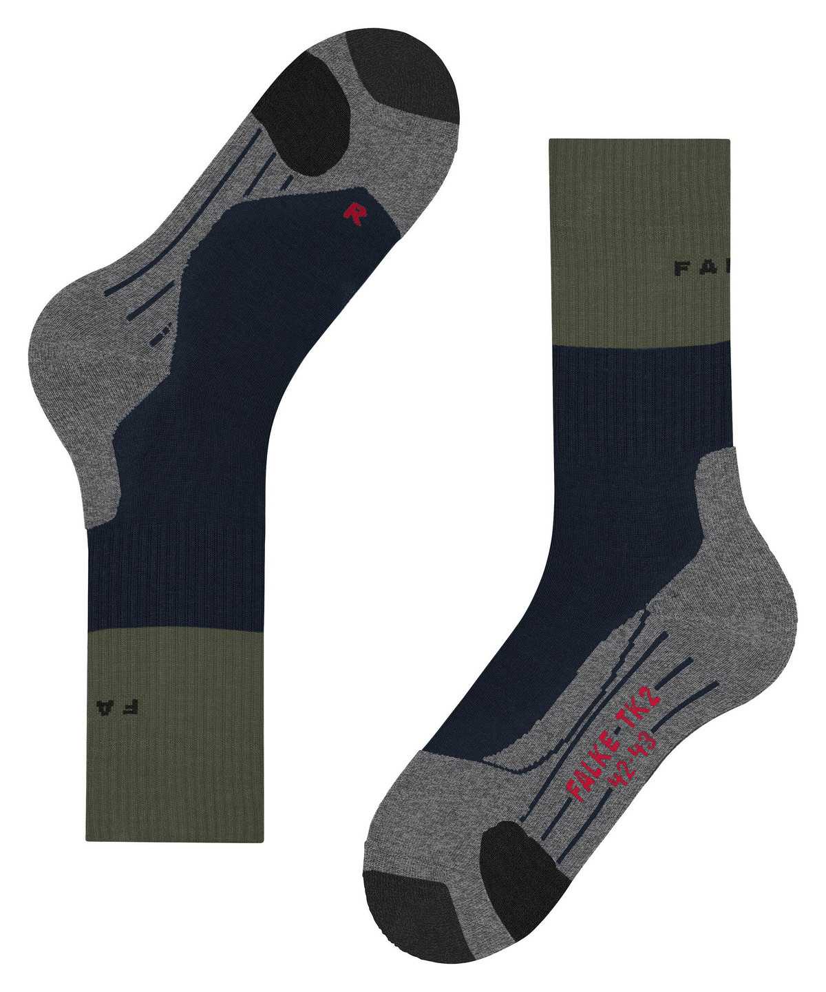 Falke TK2 Explore Trekking Socks Miesten Sukat Sininen | 92431FBHE