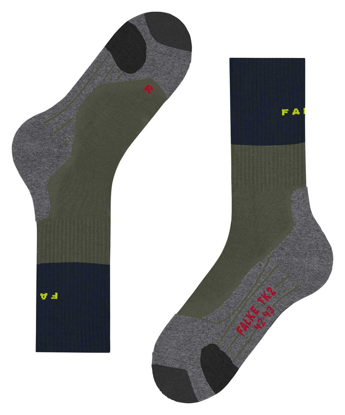 Falke TK2 Explore Trekking Socks Miesten Sukat Vihreä | 19402AURC