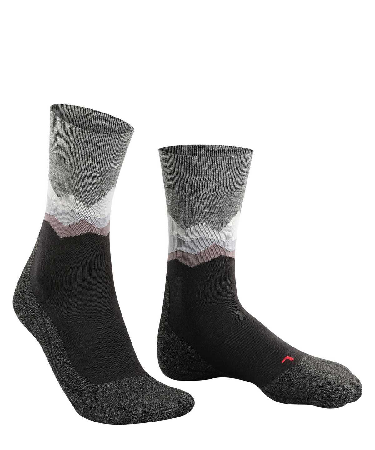 Falke TK2 Explore Trekking Socks Miesten Sukat Mustat | 10398IDWV