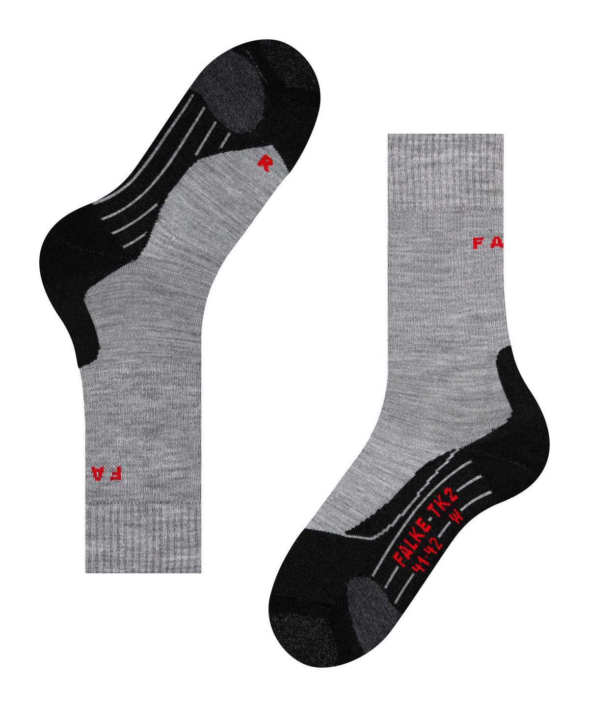 Falke TK2 Explore Trekking Socks Miesten Sukat Harmaat | 07649MHBK