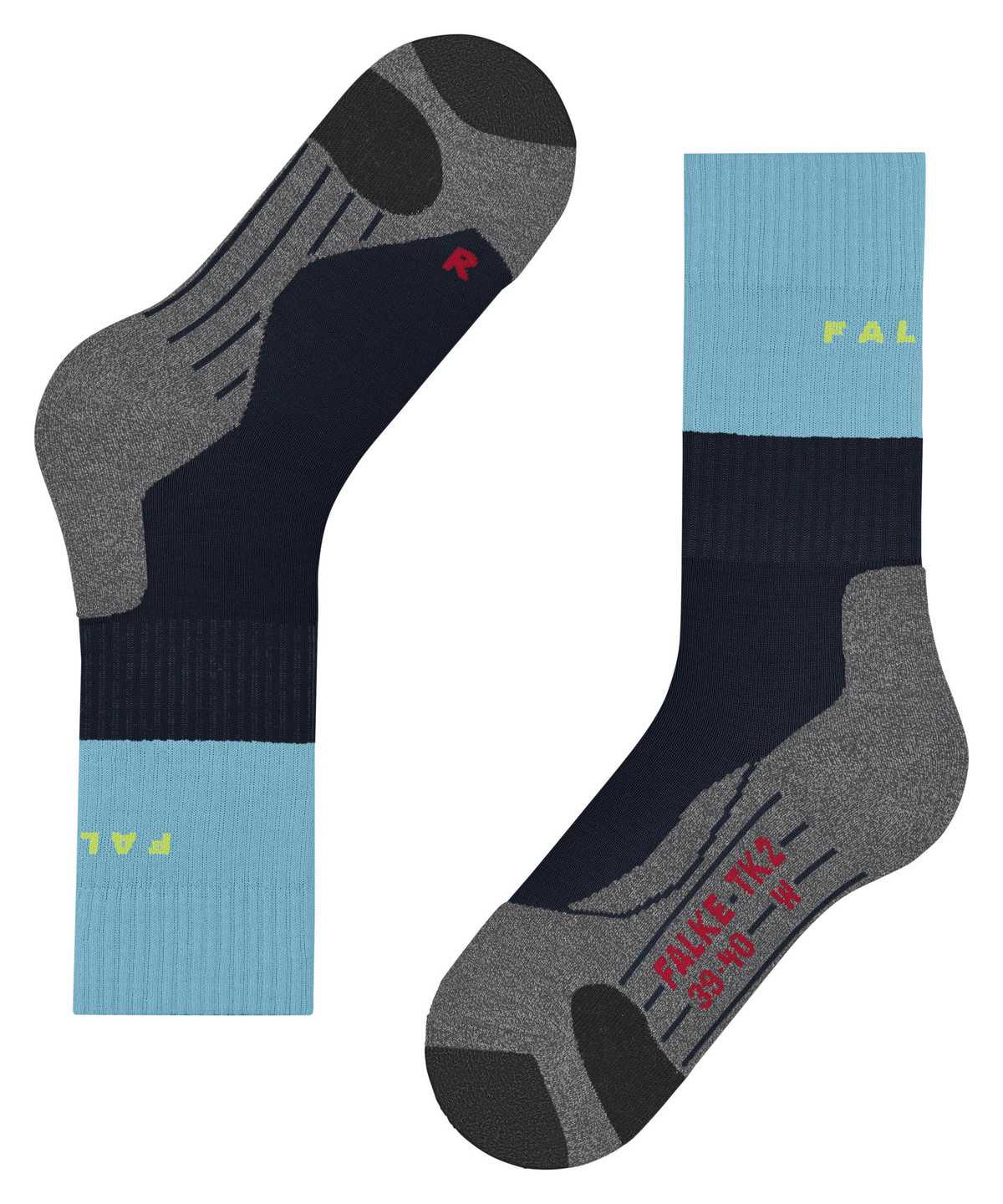 Falke TK2 Explore Trekking Socks Naisten Sports Socks Sininen | 25164RMUS