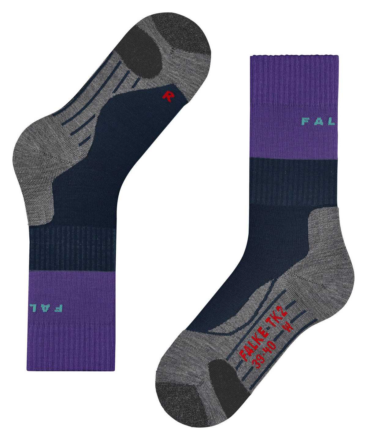 Falke TK2 Explore Trekking Socks Naisten Sports Socks Sininen | 15379ARSF