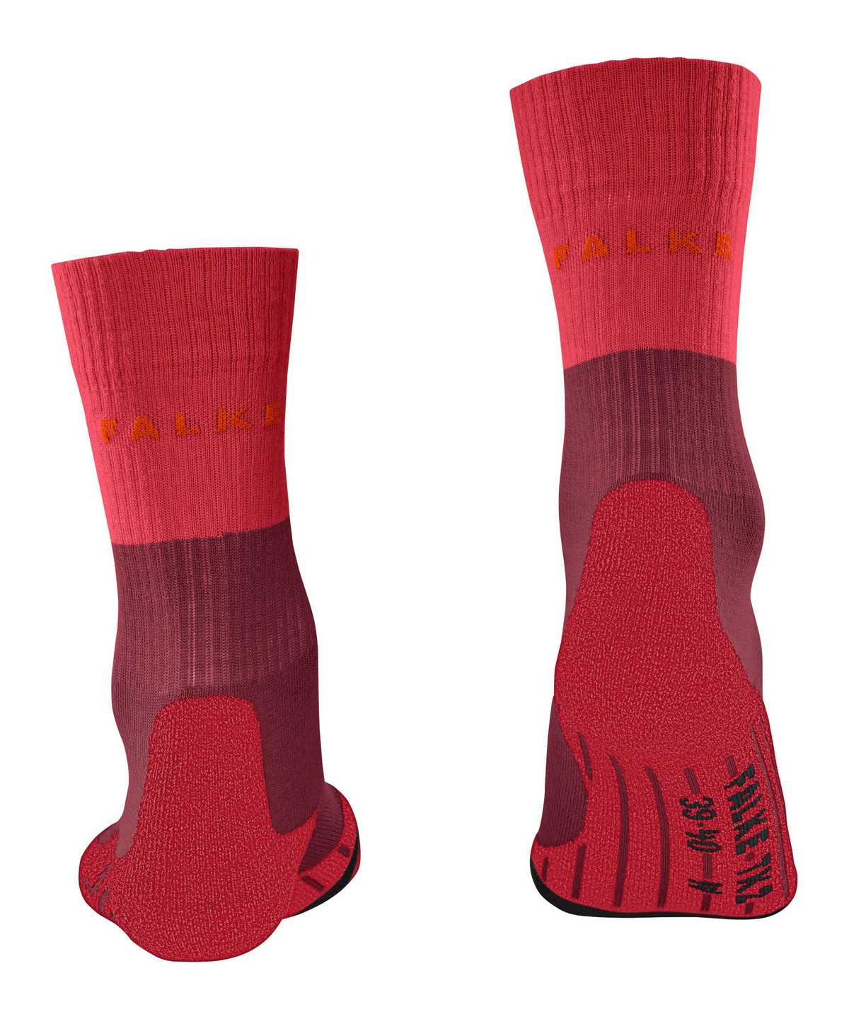 Falke TK2 Explore Trekking Socks Naisten Sports Socks Punainen | 25091SLIK