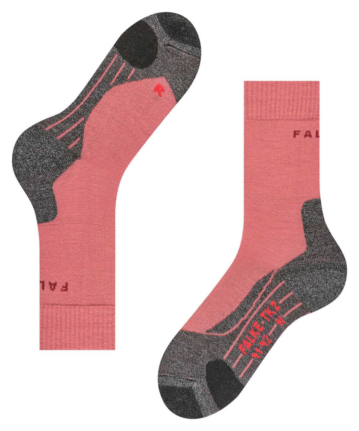 Falke TK2 Explore Trekking Socks Naisten Sports Socks Punainen | 31802UZSI