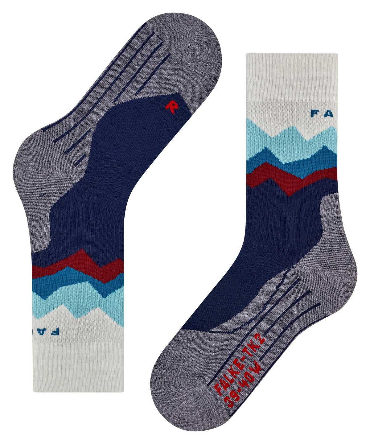 Falke TK2 Explore Trekking Socks Naisten Sports Socks Sininen | 94675ZTWI