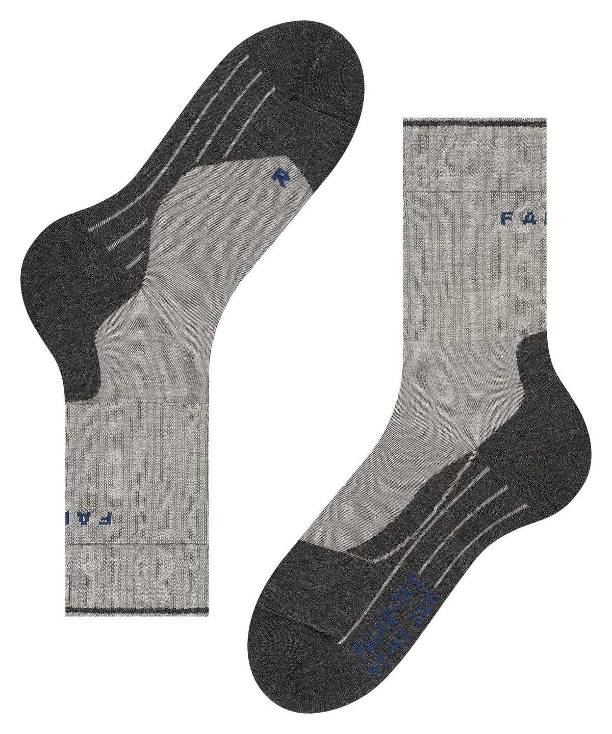 Falke TK2 Explore Wool Silk Trekking Socks Naisten Sports Socks Harmaat | 89240RKQF