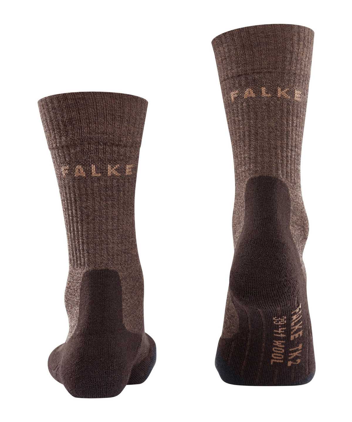 Falke TK2 Explore Wool Trekking Socks Miesten Sukat Ruskea | 24318GEOQ