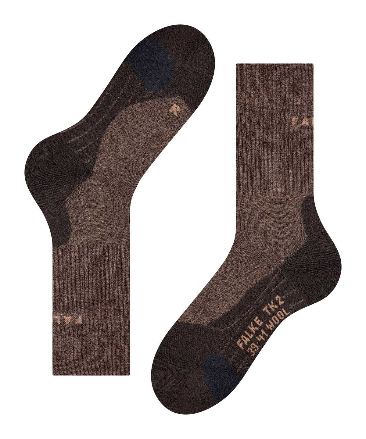 Falke TK2 Explore Wool Trekking Socks Miesten Sukat Ruskea | 24318GEOQ