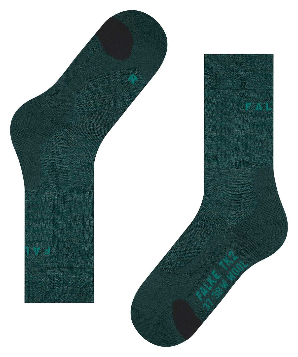 Falke TK2 Explore Wool Trekking Socks Miesten Sukat Vihreä | 01678OIYG