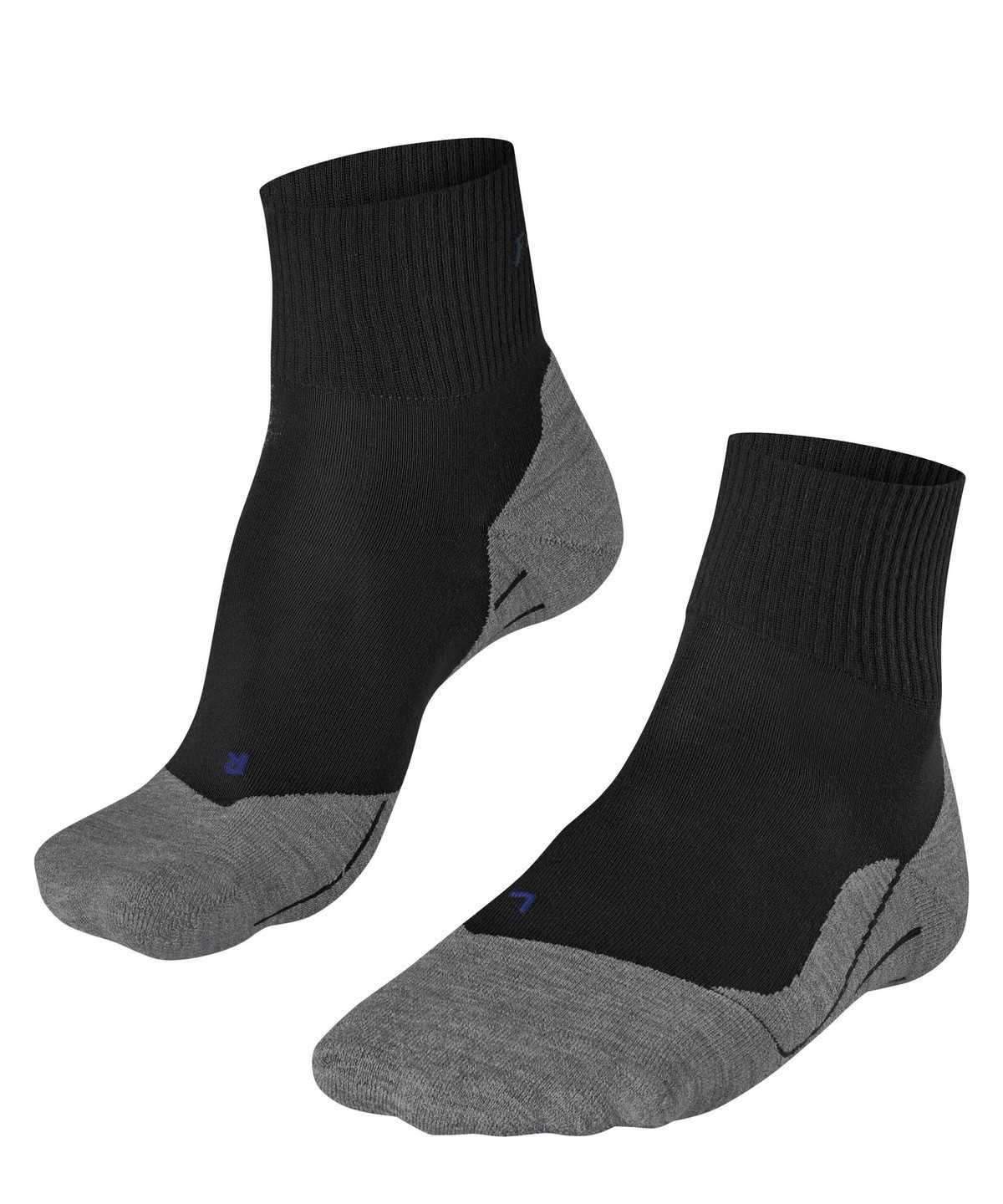 Falke TK5 Wander Cool Short Trekking Short sock Naisten Sports Socks Mustat | 24618QNHU