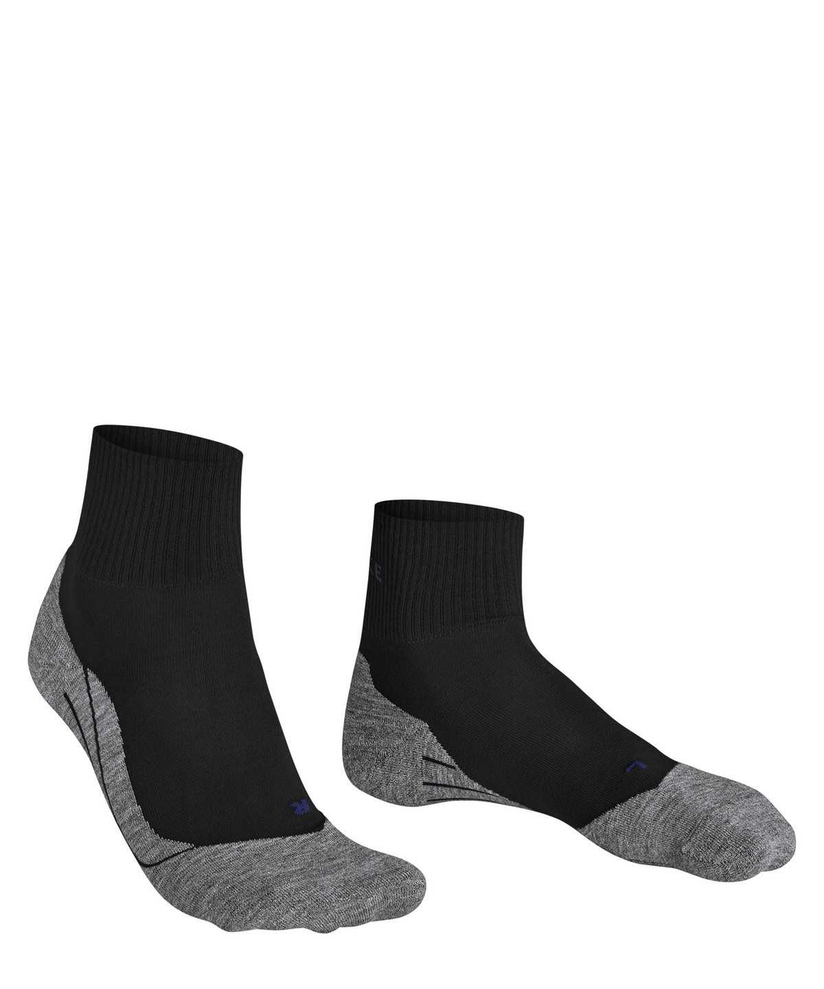 Falke TK5 Wander Cool Short Trekking Short sock Miesten Sukat Mustat | 18204GAZQ