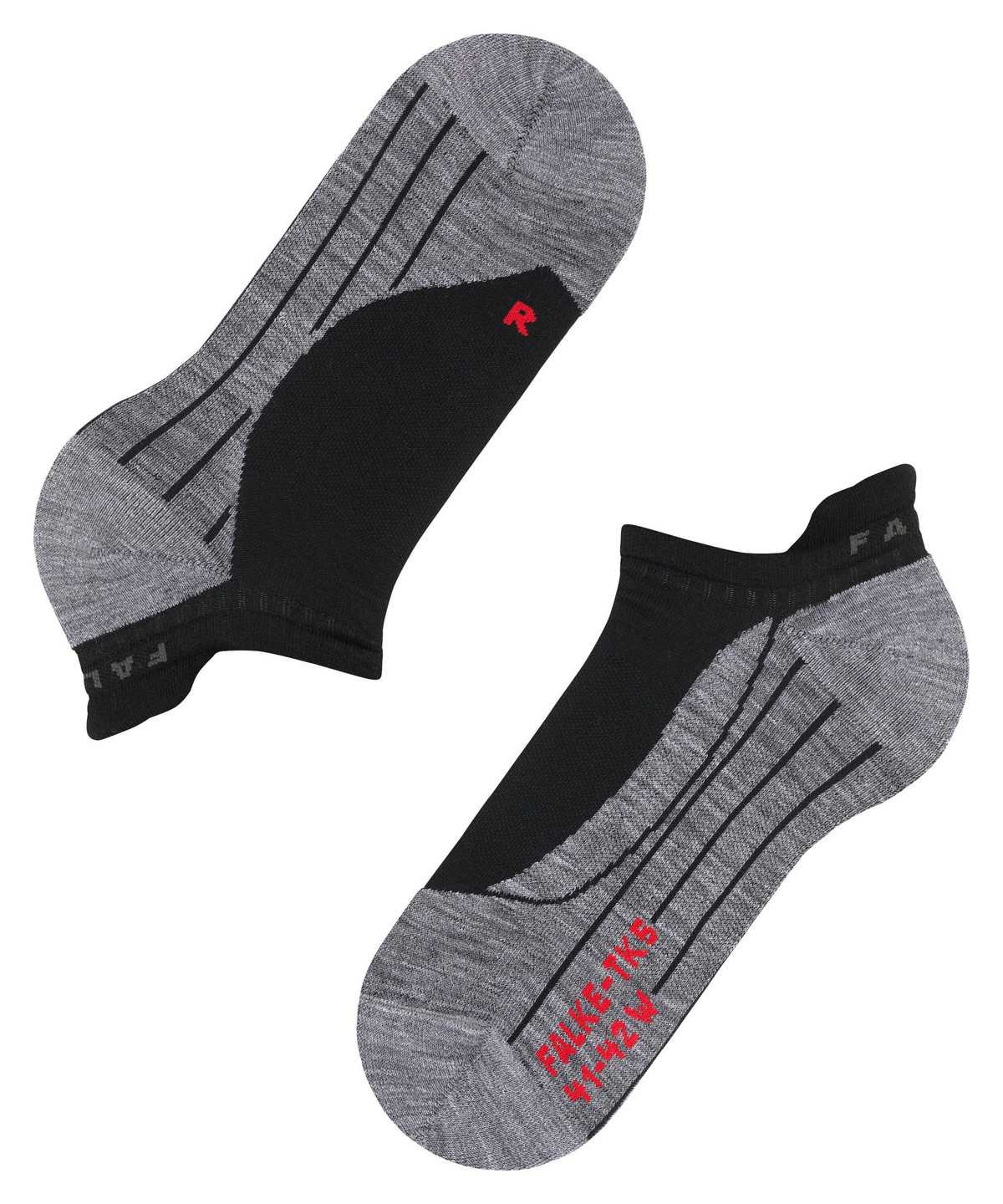 Falke TK5 Wander Invisible Trekking Invisibles Naisten Sports Socks Mustat | 68027ULBW