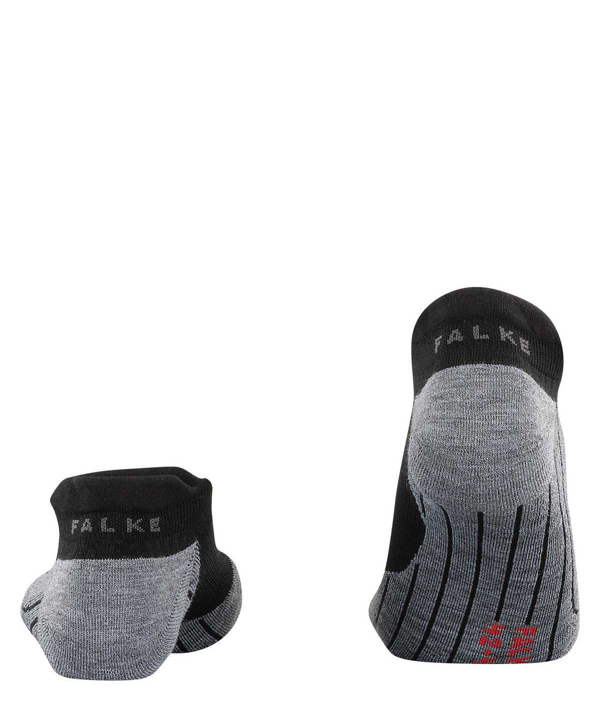 Falke TK5 Wander Invisible Trekking Invisibles Miesten No Show Socks Mustat | 03674KPHF