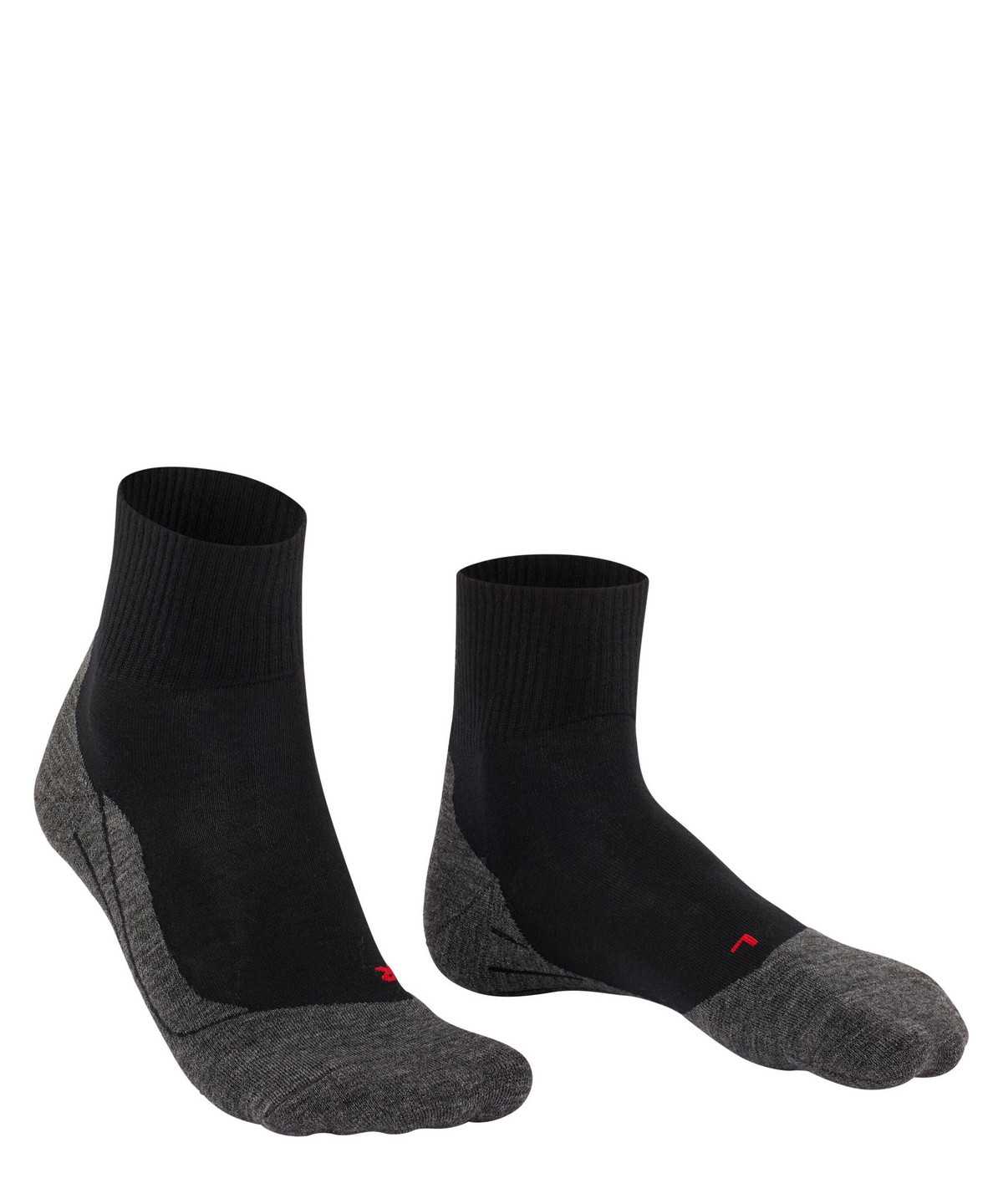 Falke TK5 Wander Wool Short Trekking Short sock Naisten Sports Socks Mustat | 07641SUAV