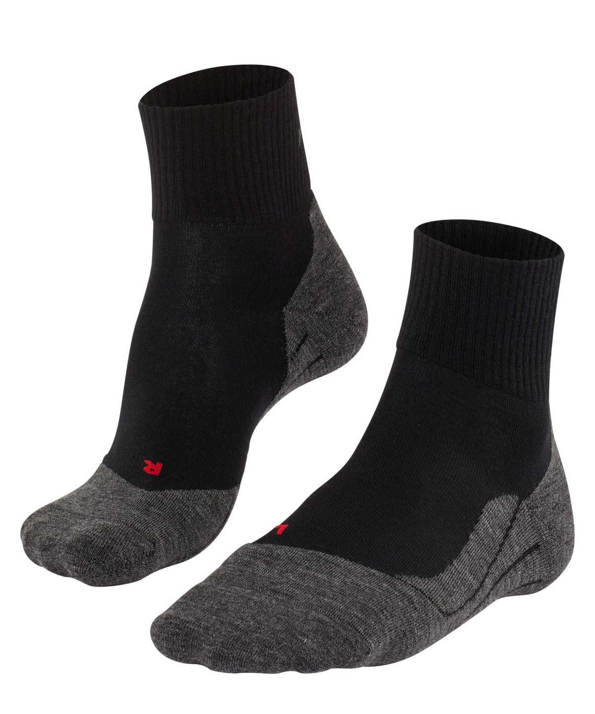 Falke TK5 Wander Wool Short Trekking Short sock Naisten Sports Socks Mustat | 07641SUAV