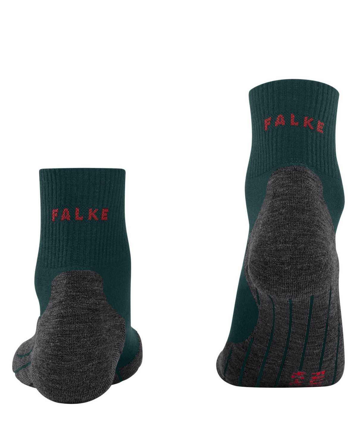 Falke TK5 Wander Wool Short Trekking Short sock Miesten Sukat Vihreä | 14726KIFA