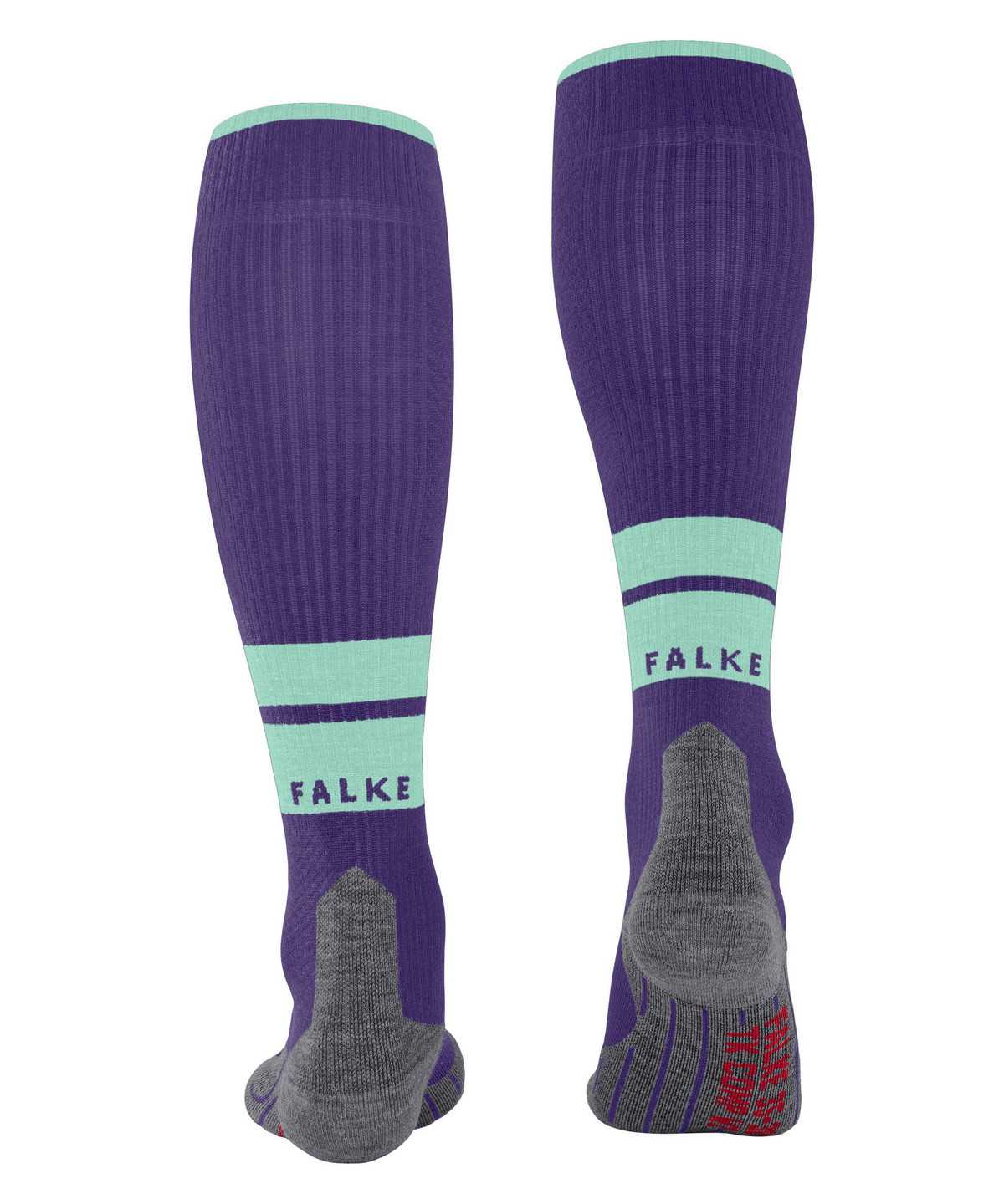 Falke TK Compression Energy Trekking Knee-high Socks Naisten Sports Socks Violetit | 35708LDAQ