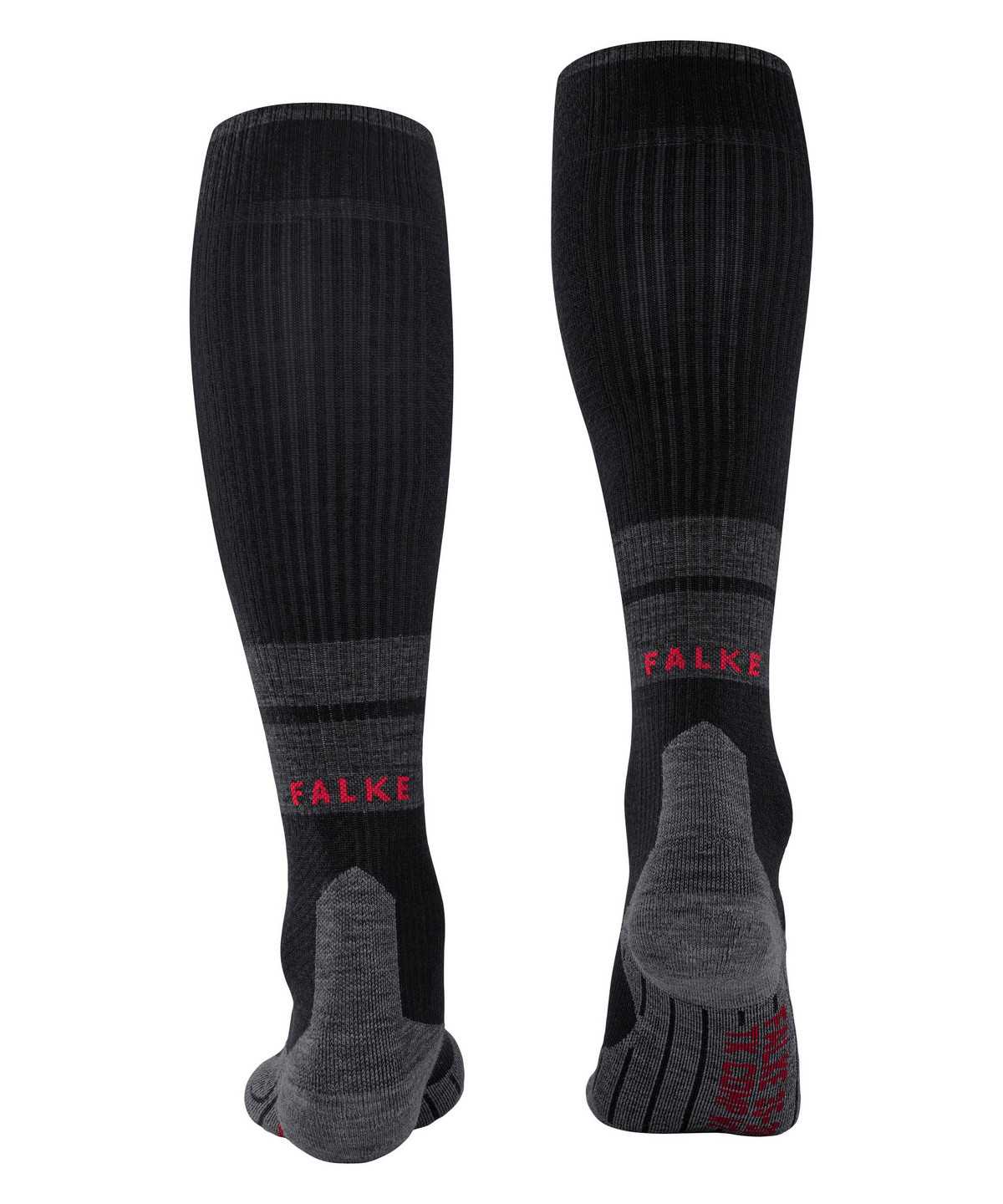 Falke TK Compression Energy Trekking Knee-high Socks Naisten Sports Socks Mustat | 13672FULR