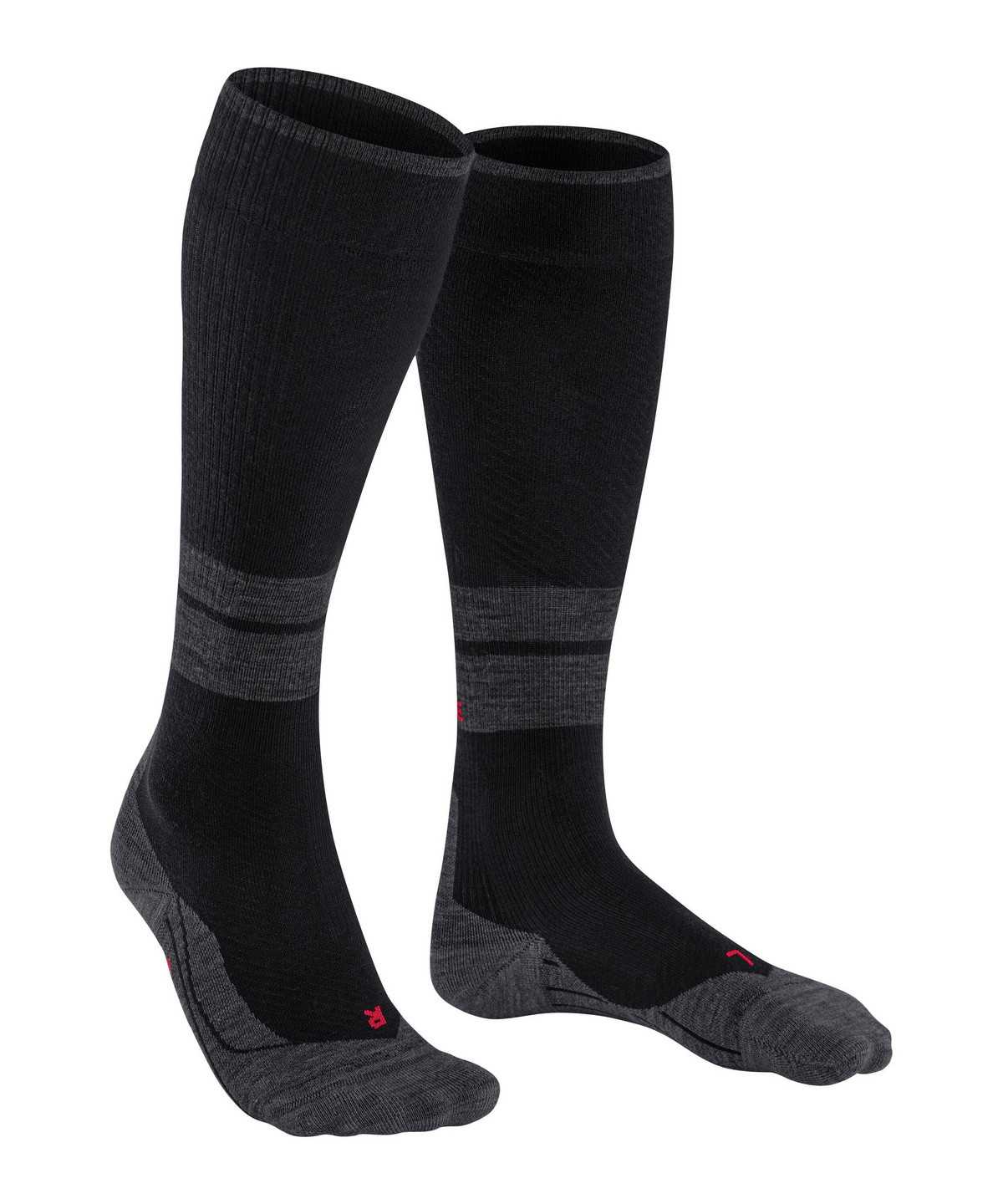 Falke TK Compression Energy Trekking Knee-high Socks Naisten Sports Socks Mustat | 13672FULR