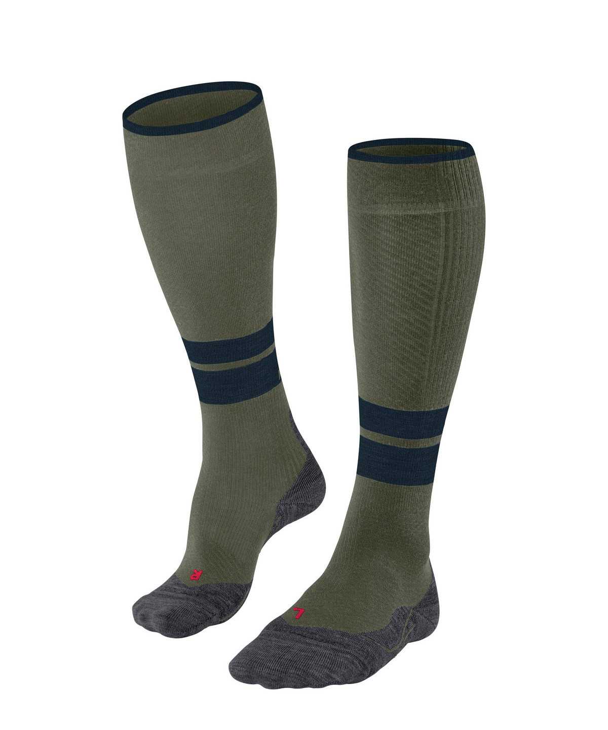 Falke TK Compression Energy Trekking Knee-high Socks Miesten Sukat Vihreä | 96504XIOU