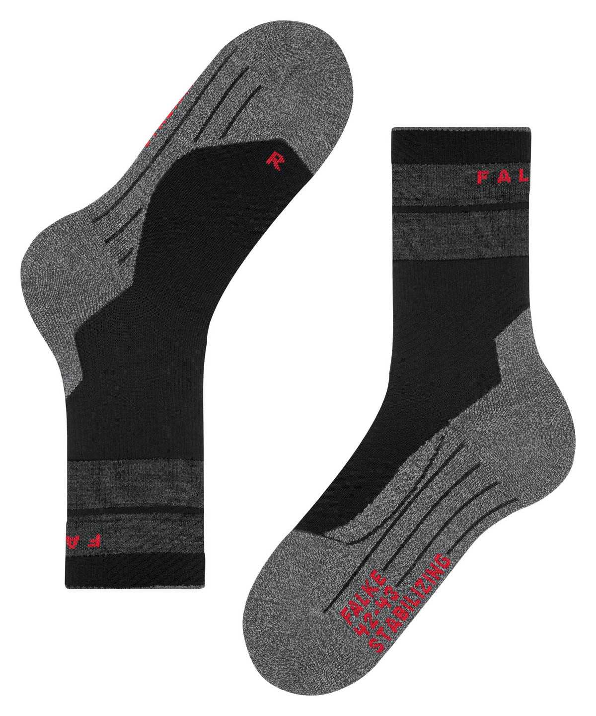 Falke TK Stabilizing Trekking Socks Miesten Sukat Mustat | 64029AWIU