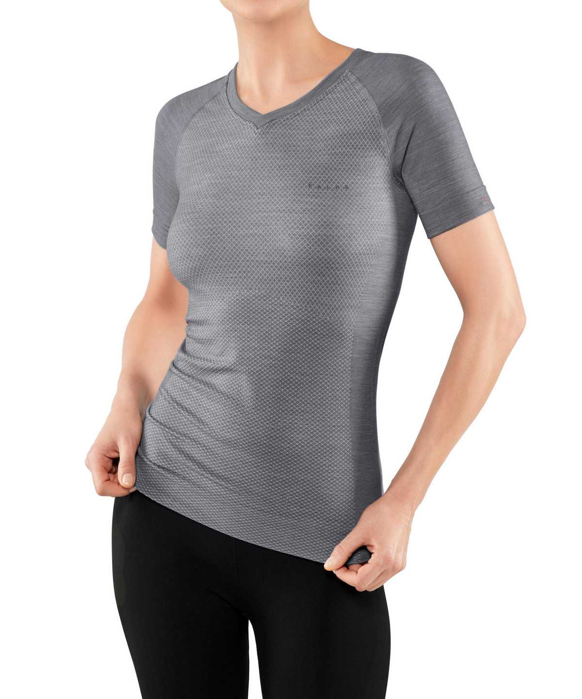 Falke T-Shirt Wool-Tech Light Naisten Lyhythihainen Paita Harmaat | 07562YZLX